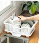 Organizer Drainer Plastic Dish Holder Rack